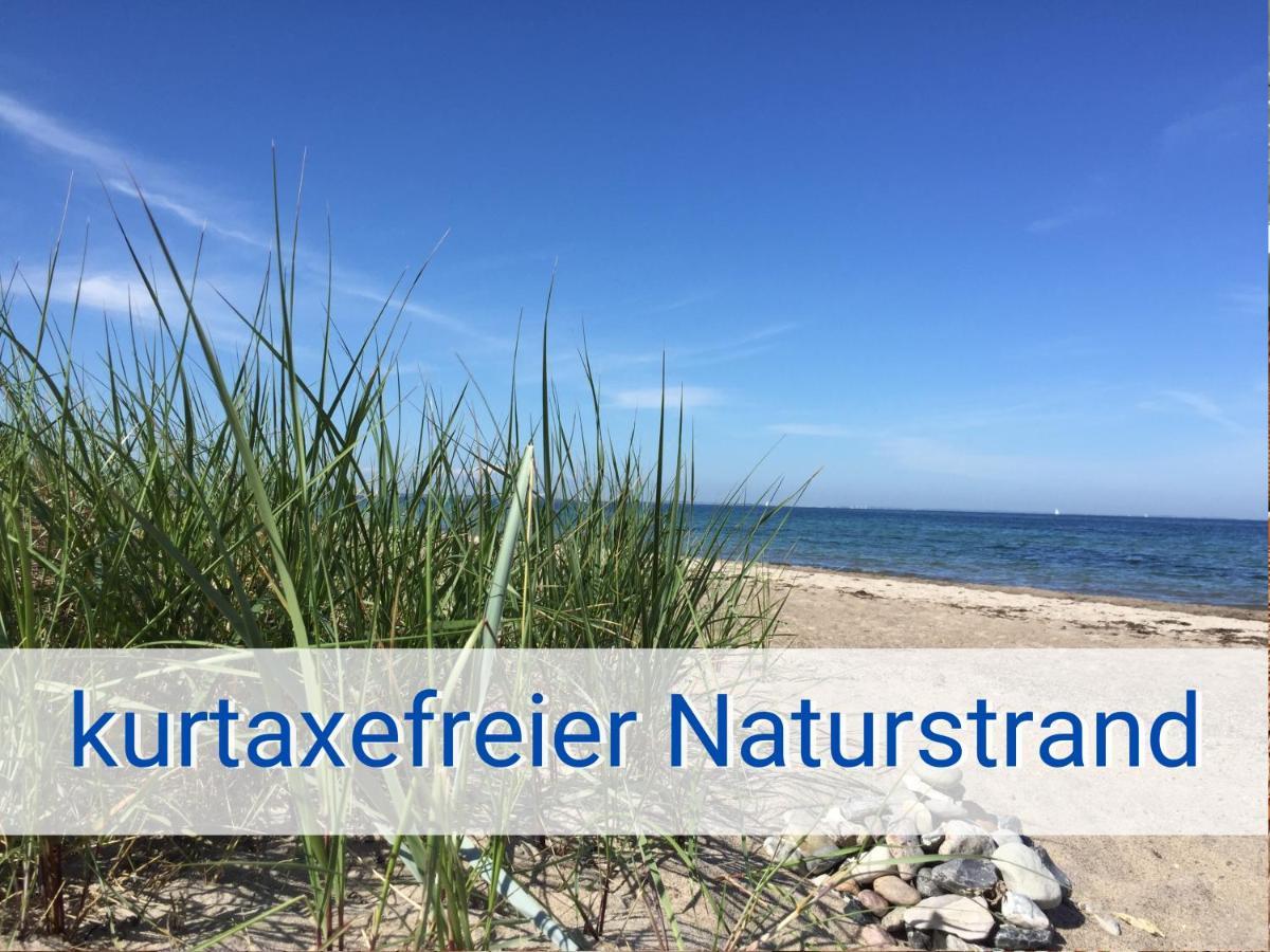 Boeltser Hus Ferienwohnungen Mit Strandkorb Und Kamin 10 Gehminuten Zum Kurtaxefreien Sandstrand Kraksdorf Екстер'єр фото